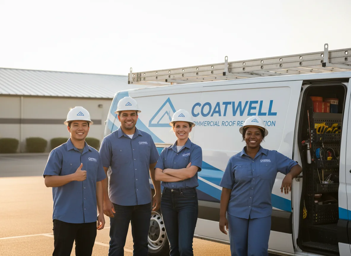 Commercial roof coating company in Mooreland, OK